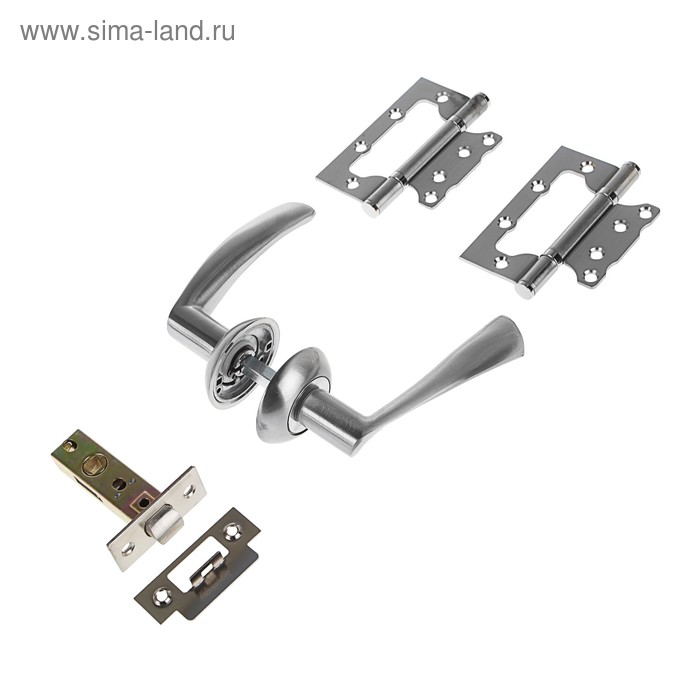 Комплект для двери Фабрика Замков SET 03-C 100 2H SN, цвет матовый никель цена и фото