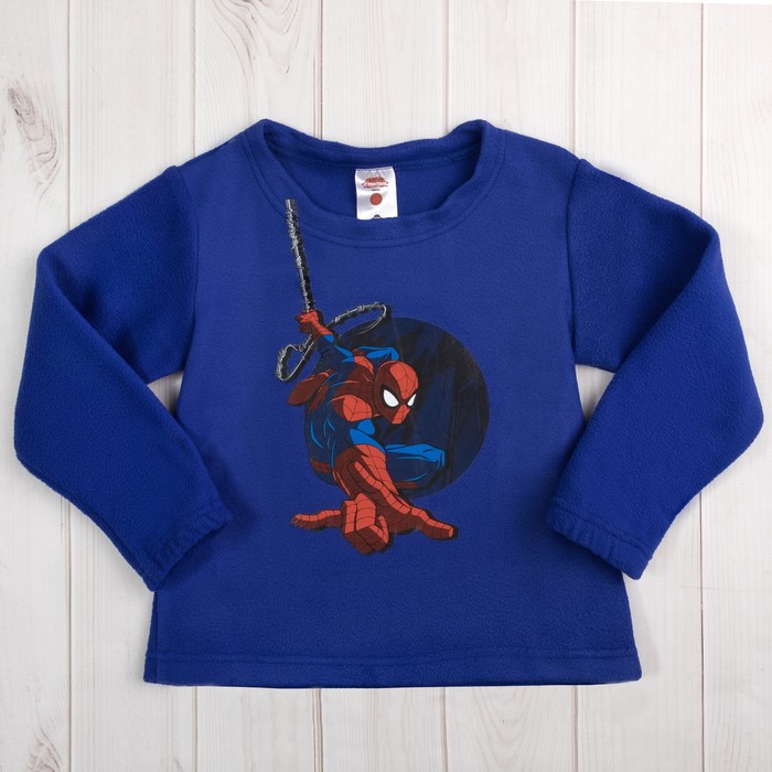 Джемпер для мальчиков "Человек Паук"  ,рост 98-104 (30) см, 3-4 года, синий 100% п/э