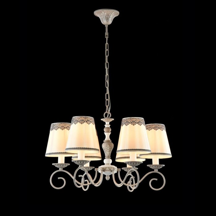 Люстра подвесная Bouquet 6x40W E14 серый антик 60x60x38см