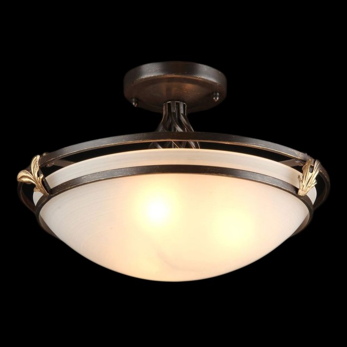 Люстра потолочная Combinare 3x60W E27 темная бронза 48x48x28см