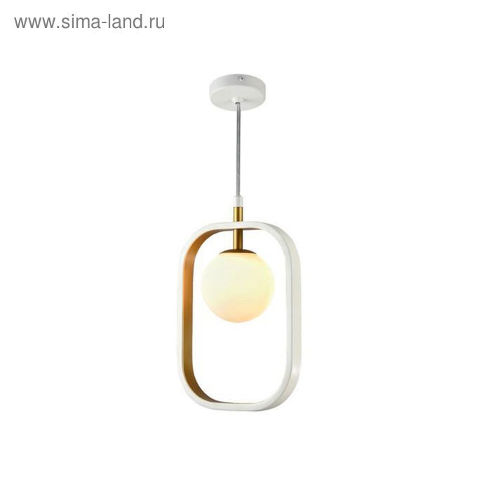 

Подвес Avola 1x40W G9, белый, золото 17,8x2,5x25 см