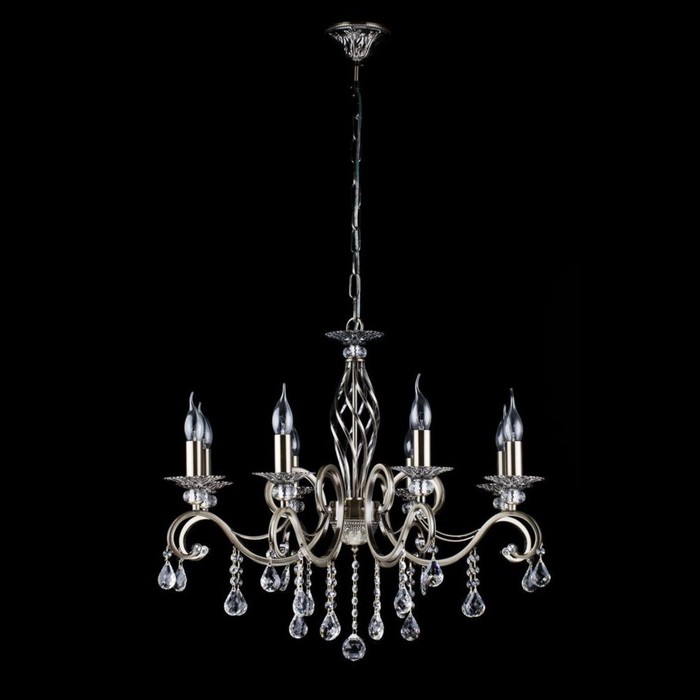 Люстра подвесная Grace 8x60W E14 бронза 72x72x0см