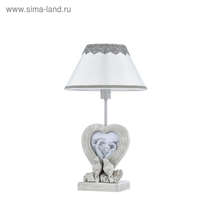 

Настольная лампа Bouquet 1x40W E14, серый антик 25x25x42 см