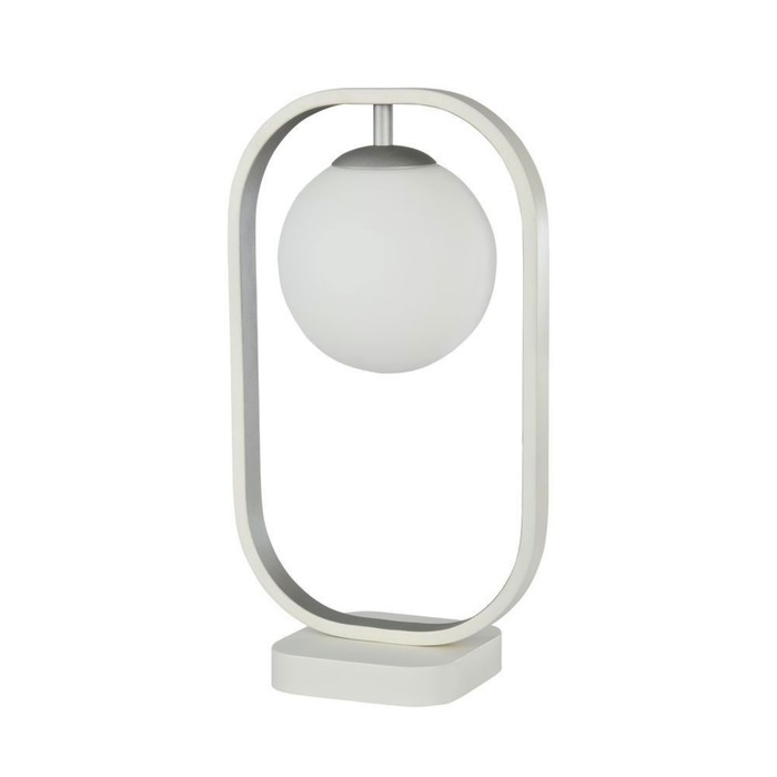 Настольная лампа Avola 1x40W G9 белый, серебро 23x2,5x39,5см