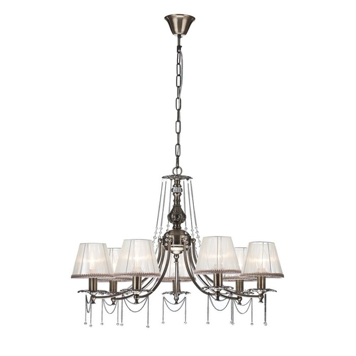 Люстра подвесная Rapsodi 7x40W E14 бронза 74x74x0см