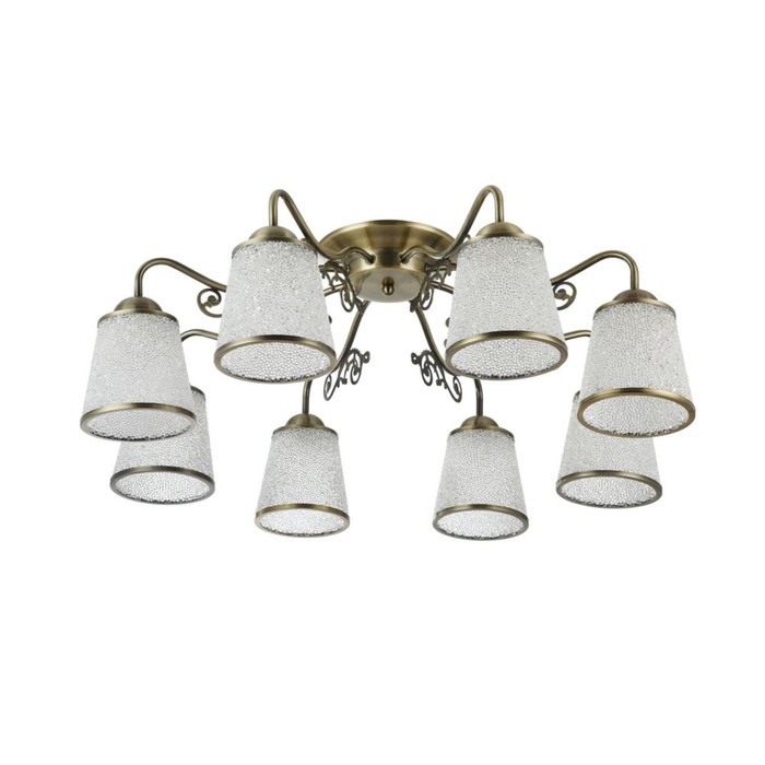 Люстра потолочная Ring 8x60W E27 бронза 73,5x73,5x25,6см