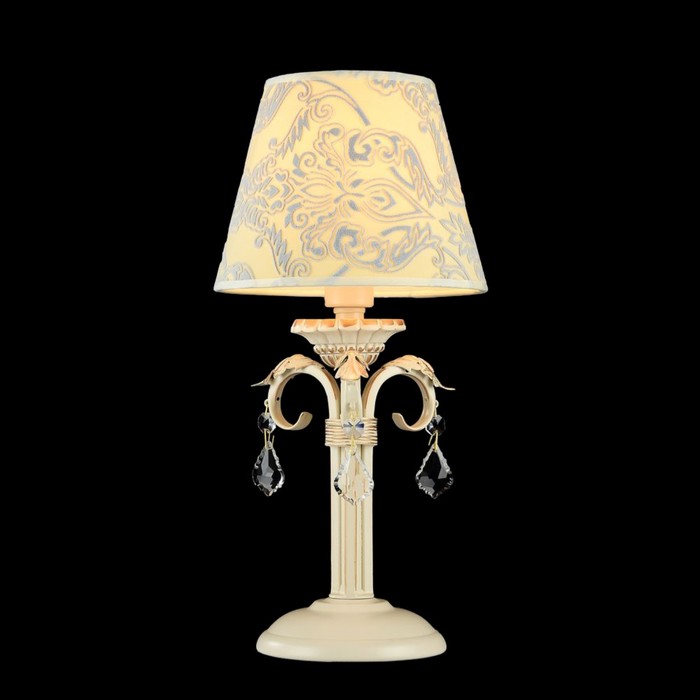 Настольная лампа Velvet 1x40W E14 кремовое золото 18x18x38см