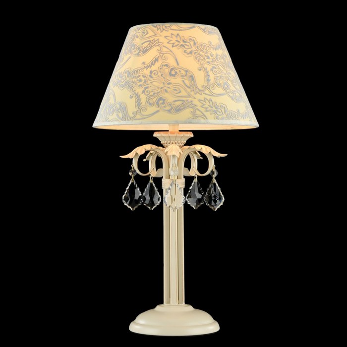 Настольная лампа Velvet 1x40W E14 кремовое золото 32x32x61см