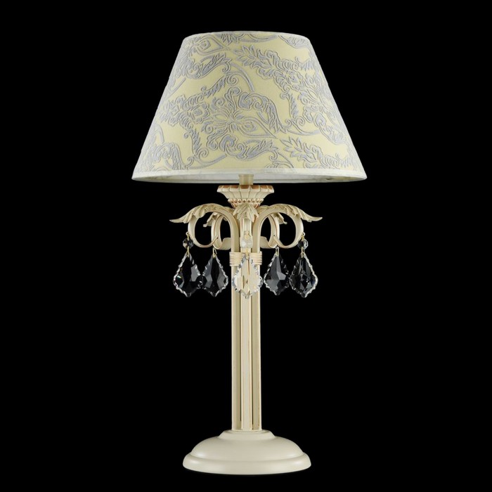 Настольная лампа Velvet 1x40W E14 кремовое золото 32x32x61см