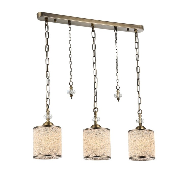 Подвес Sherborn 3x60W E27 античная бронза 60x12см