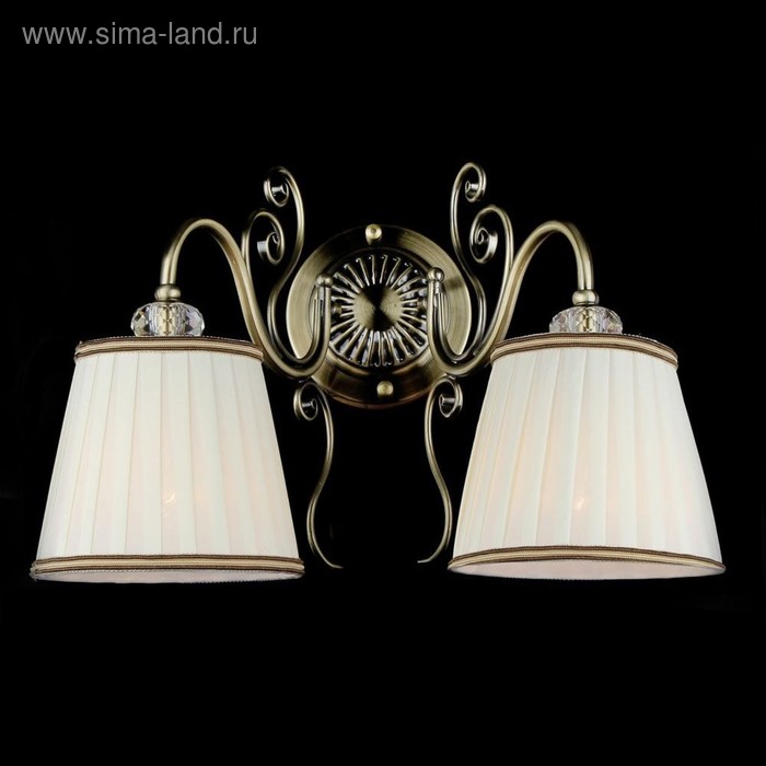 

Бра Vintage 2x40W E14 бронза 39x27x28см