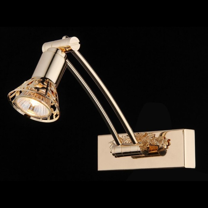 Подсветка Для Картин Rublev 1x35W GU10 золото 16x30,5x21,8см