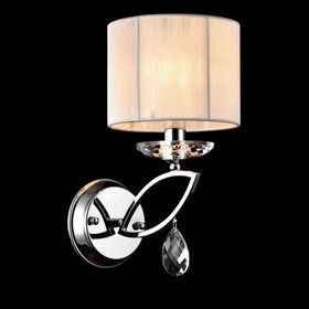 

Бра Miraggio 1x40W E14 хром 17x24,2x30,5см