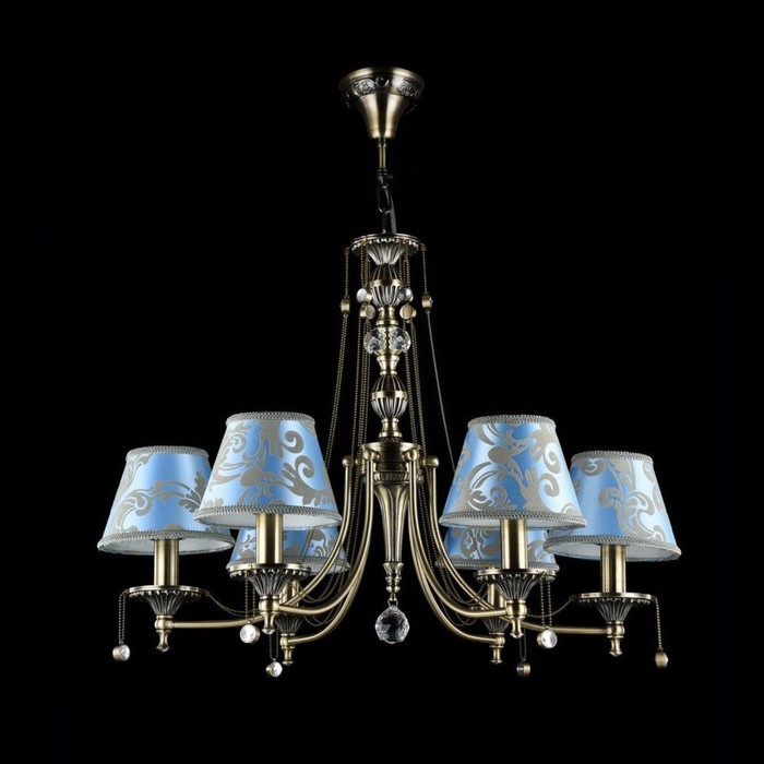 Люстра подвесная Vals 6x40W E14 бронза 70x70x0см