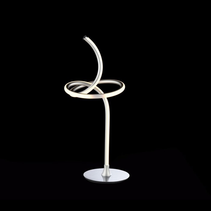 Настольная лампа Nastro - x15W LED 900 LM матовое серебро 23x23x53см