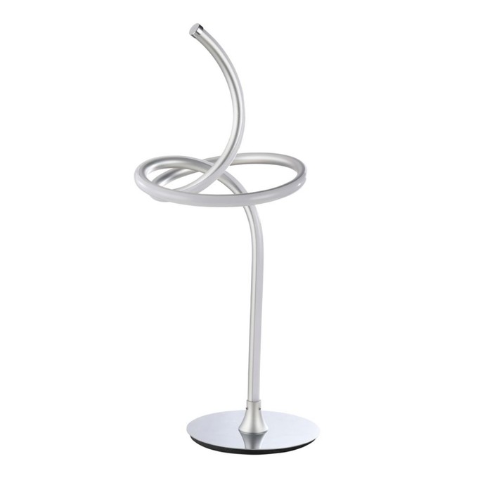 Настольная лампа Nastro - x15W LED 900 LM матовое серебро 23x23x53см