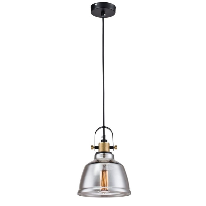 Подвес Irving 1x40W E27 черный 20x20x25см