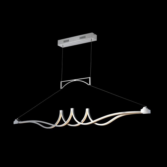 Люстра Подвесная Wave  - x29.0W LED 2320 LM хром 110x3,3x120см