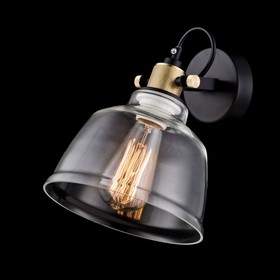 

Бра Irving 1x40W E27 черный 20x25x27см