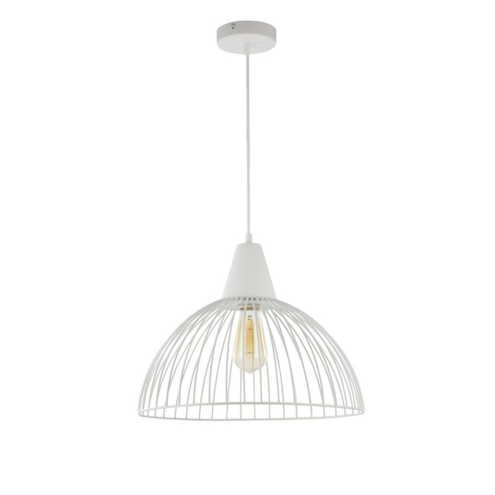 Подвес Calaf 1x60W E27 белый  40x40x0см