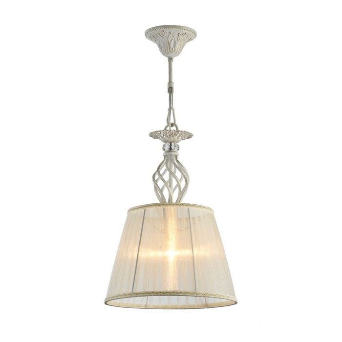 Светильник Grace 1x60Вт E14 кремовое золото 30x30x44см