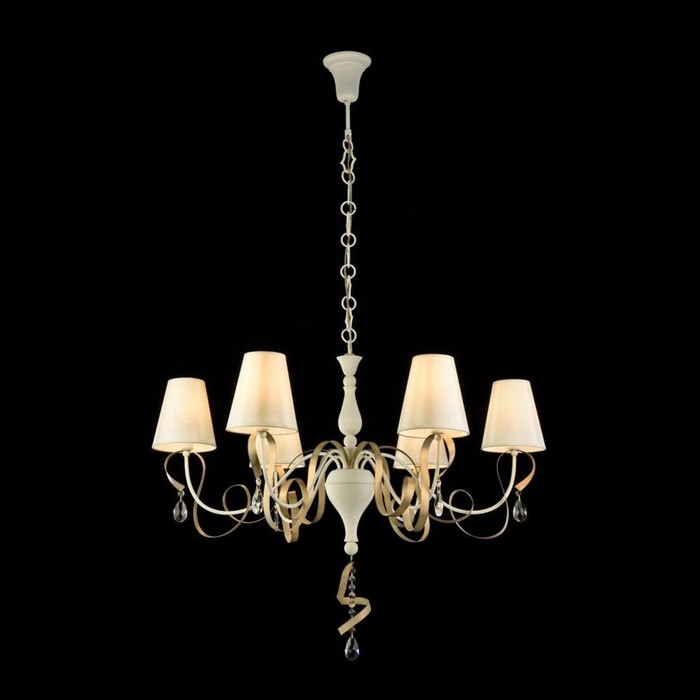 Люстра подвесная Intreccio 6x40W E14 белый 87x87x65см