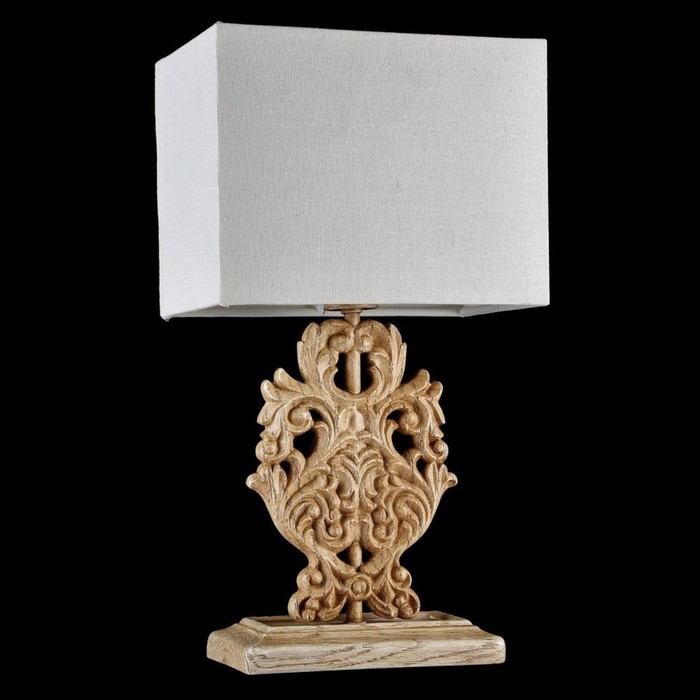 Настольная лампа Cipresso 1x40W E14 дуб антик 25x16x40см