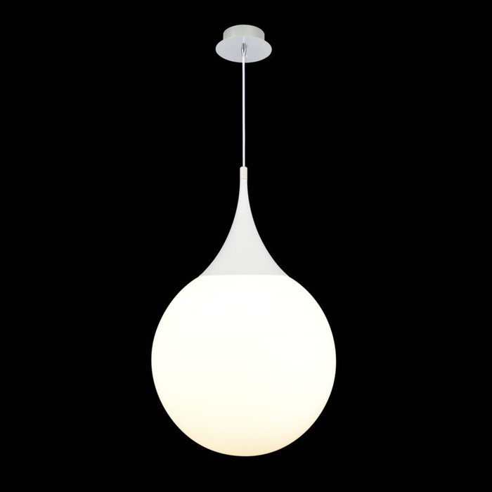 Подвес Dewdrop 1x8W E27 хром 40x40x150см