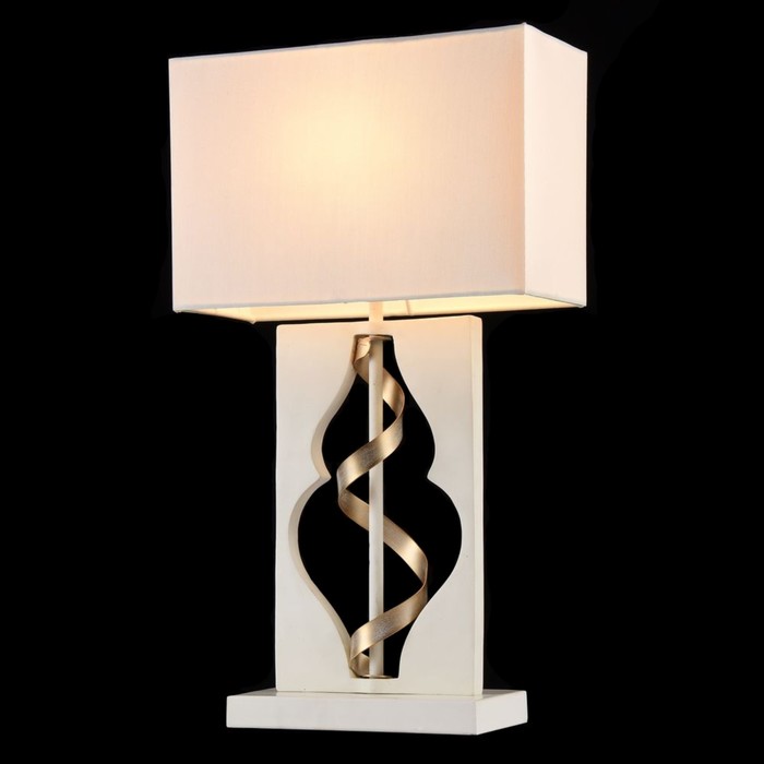 Настольная лампа Intreccio 1x40W E14 белый 26x11x45см