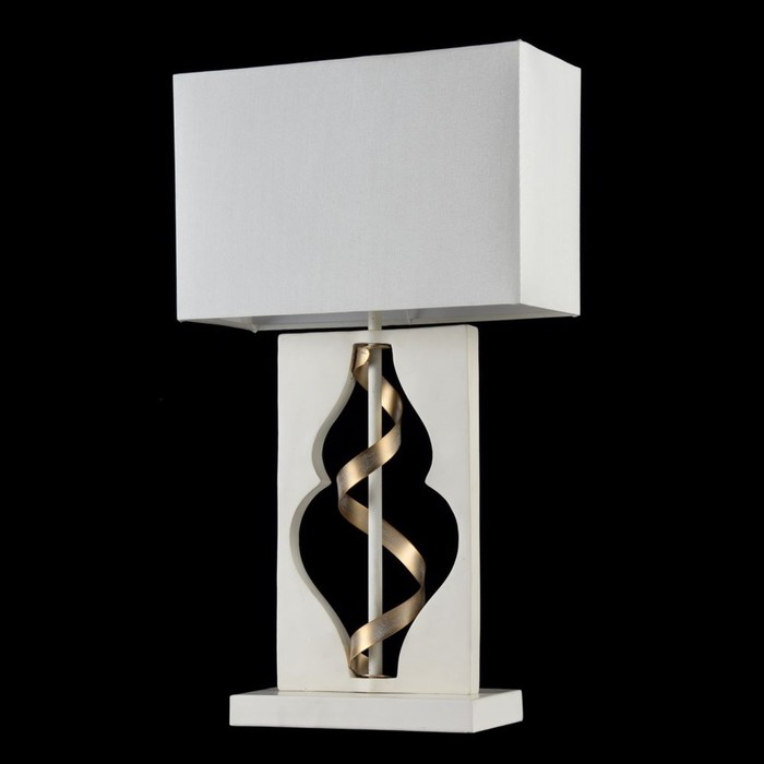 Настольная лампа Intreccio 1x40W E14 белый 26x11x45см