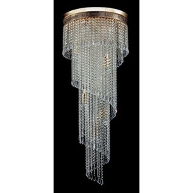 

Люстра Cascade, 12x60Вт E14, цвет золото