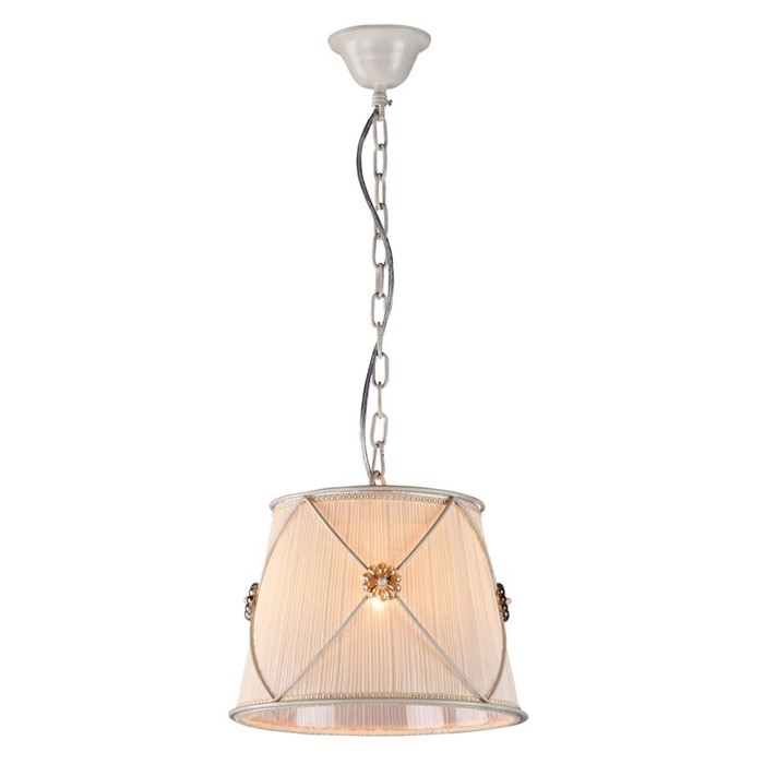 Светильник Lea 1x40Вт E27 белое золото 30x30x26см