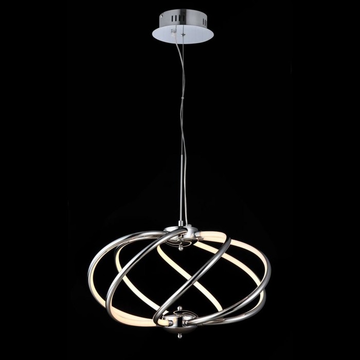 Подвес  Venus 40W LED 2000 LM хром 52x52x31см