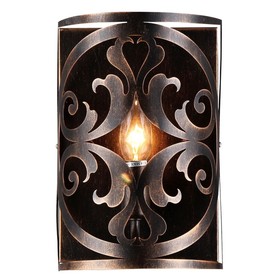Бра Rustika 1x60W E14 коричневый 18x10x27см Ош
