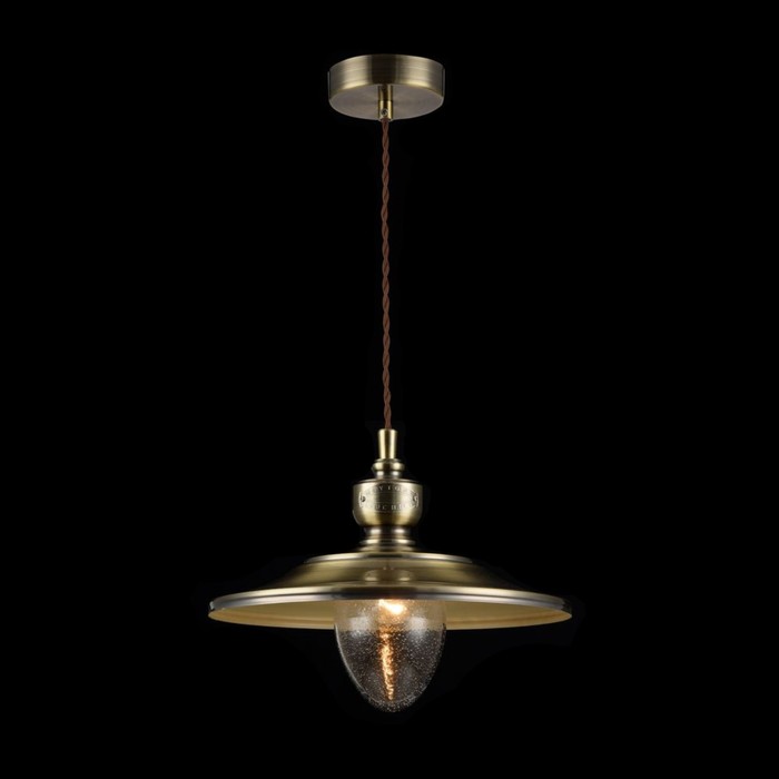 Подвес  Senna 1x60W E27 античная бронза 32,3x32,3x0см