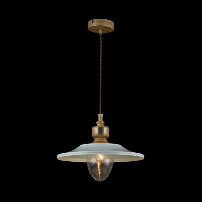 Подвес  Senna 1x60W E27 пастельно - голубой 32,3x32,3x0см