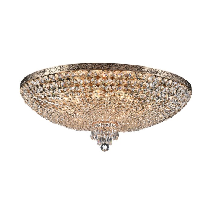 Люстра потолочная Palace 10x60W E27 золото 80x80x44,2см