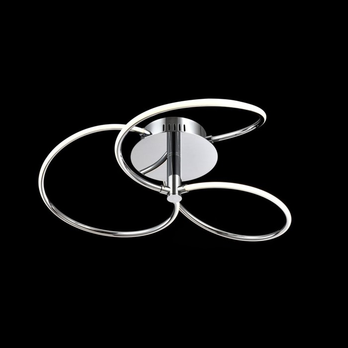 Люстра потолочная Klee 30W LED 1500 LM хром 54x54x15см