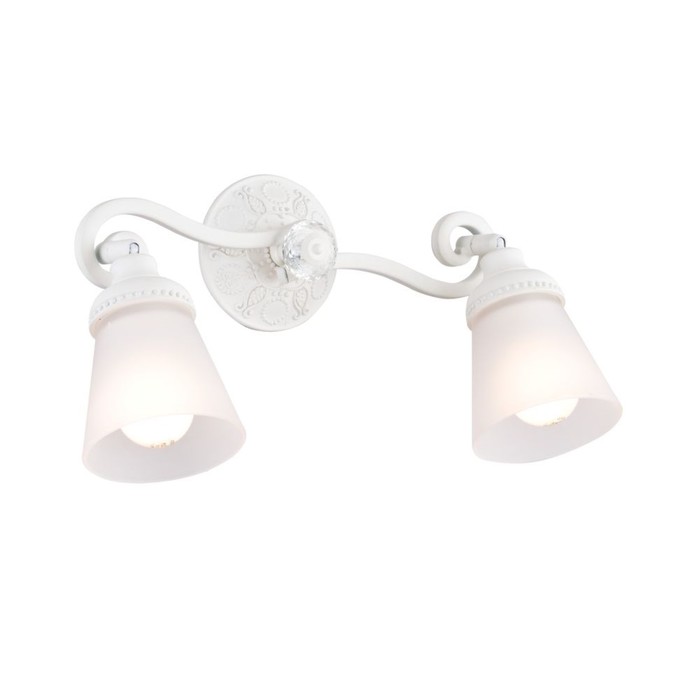 Спот Mia 2x40W E14 белый матовый 34,1x12,6x18см