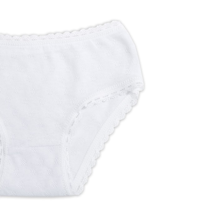 Комплект для девочки 124, цвет белый, рост 86 см