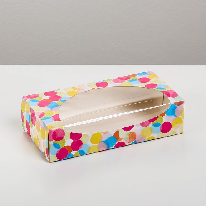 Упаковка для кондитерских иделий «Вкуса!», 10 х 20 х 5 см