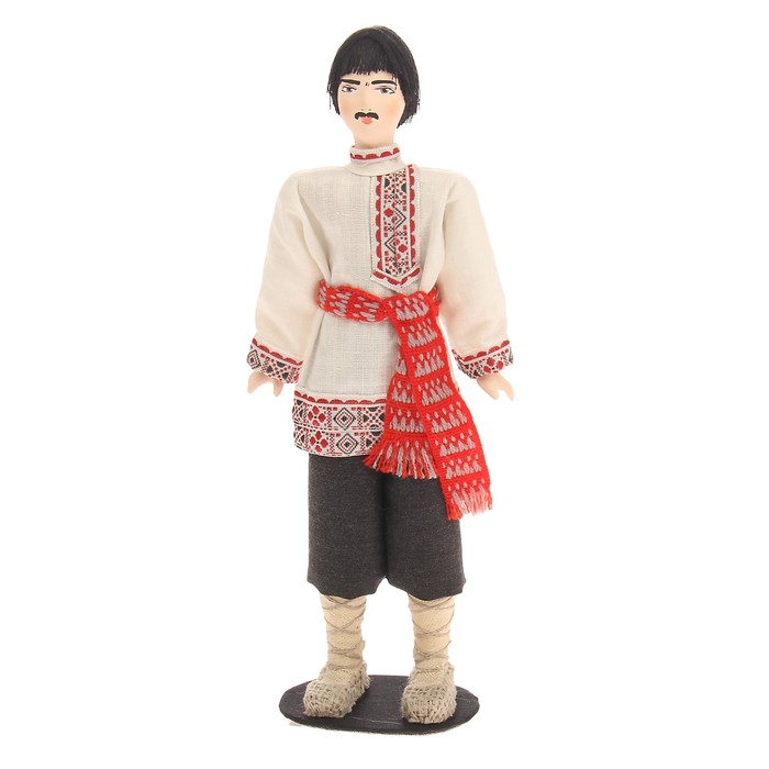 Сувенирная кукла "Чувашский праздничный мужской костюм"