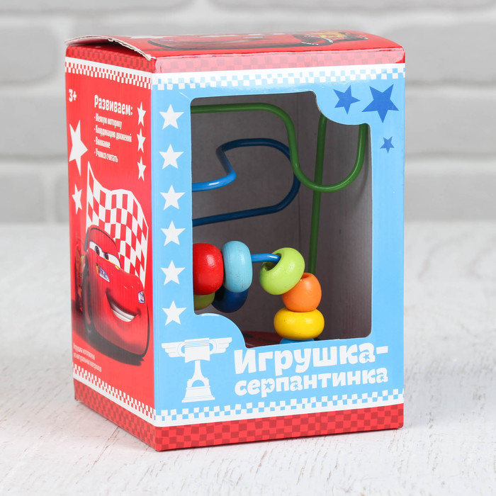 Игрушка-серпантинка "Ты чемпион" Тачки