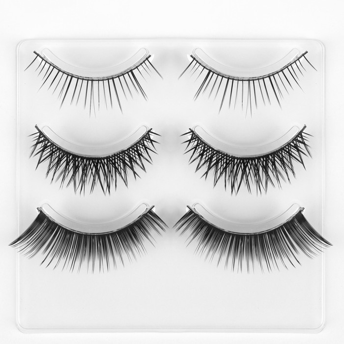 Набор накладных ресниц, 3 пары