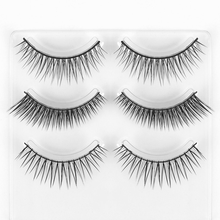 Набор накладных ресниц, 3 пары