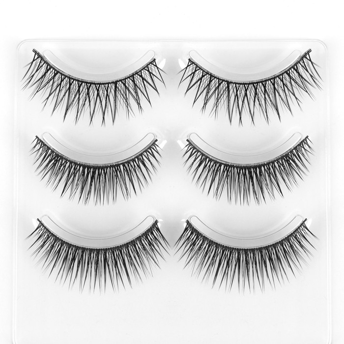 Набор накладных ресниц, 3 пары