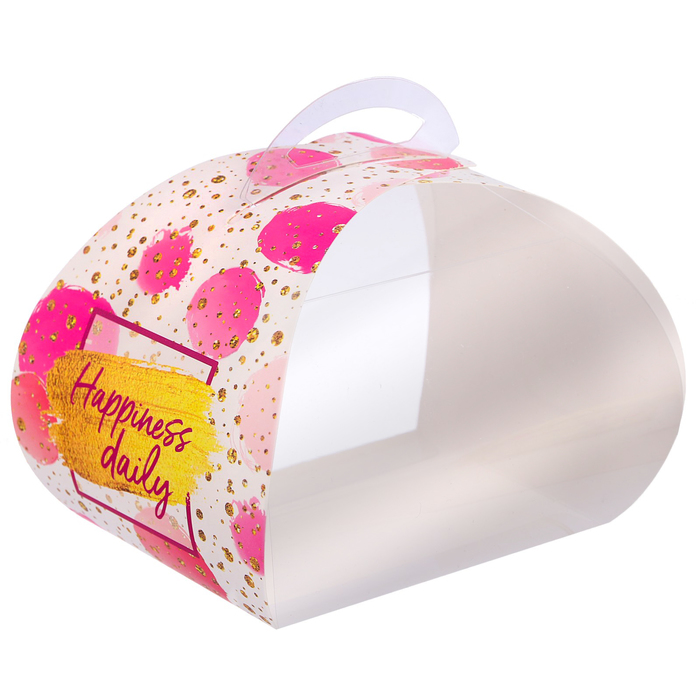 Коробочка под десерт Happiness daily, 8 х 14 х 9 см
