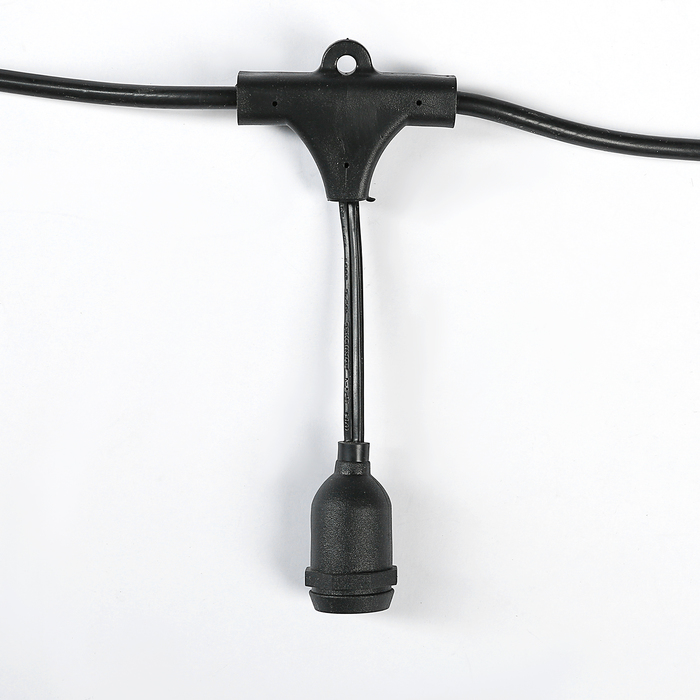 гирлянда "Евро Белт Лайт", шаг 50 см, E14, 2W-УМС, 10 метров, 220 V