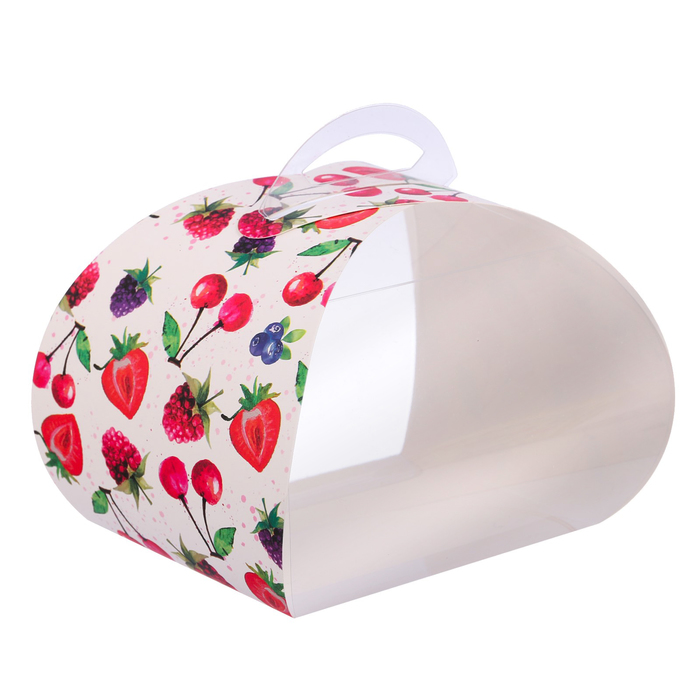 Коробочка под десерт «Ягодный мусс», 8 х 14 х 9 см