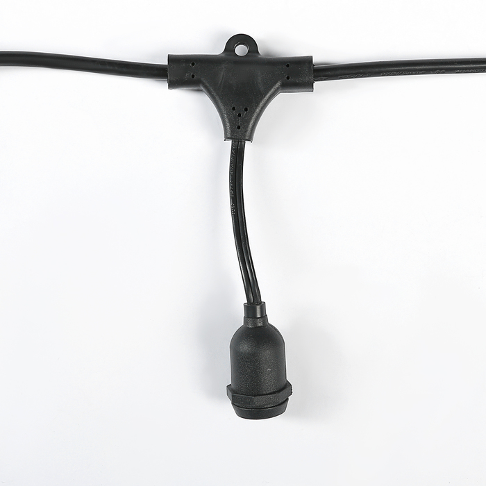 гирлянда "Евро Белт Лайт", шаг 40 см, E14, 2W-УМС, 10 метров, 220 V